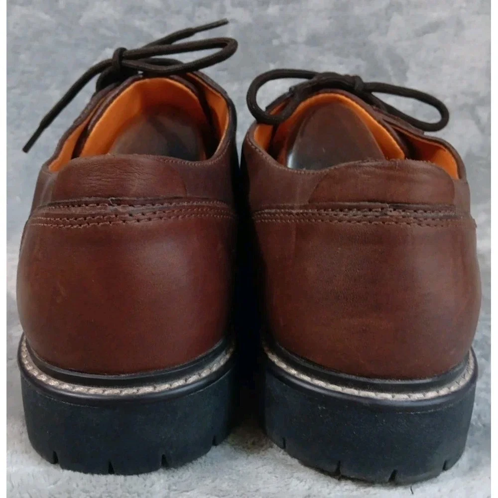 Earth Shoes Mens Oxford Shoes 11 Brown Leather Lewis Loafers Dress Casual‎ READ